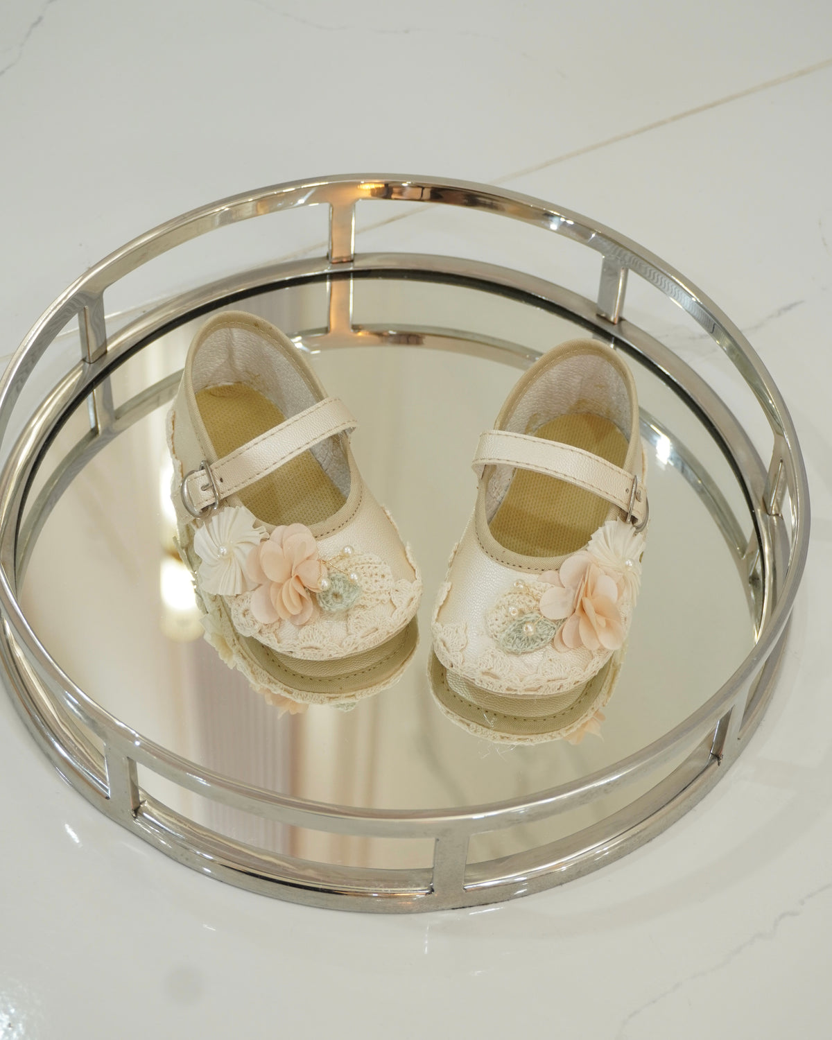 Zapato niña tela