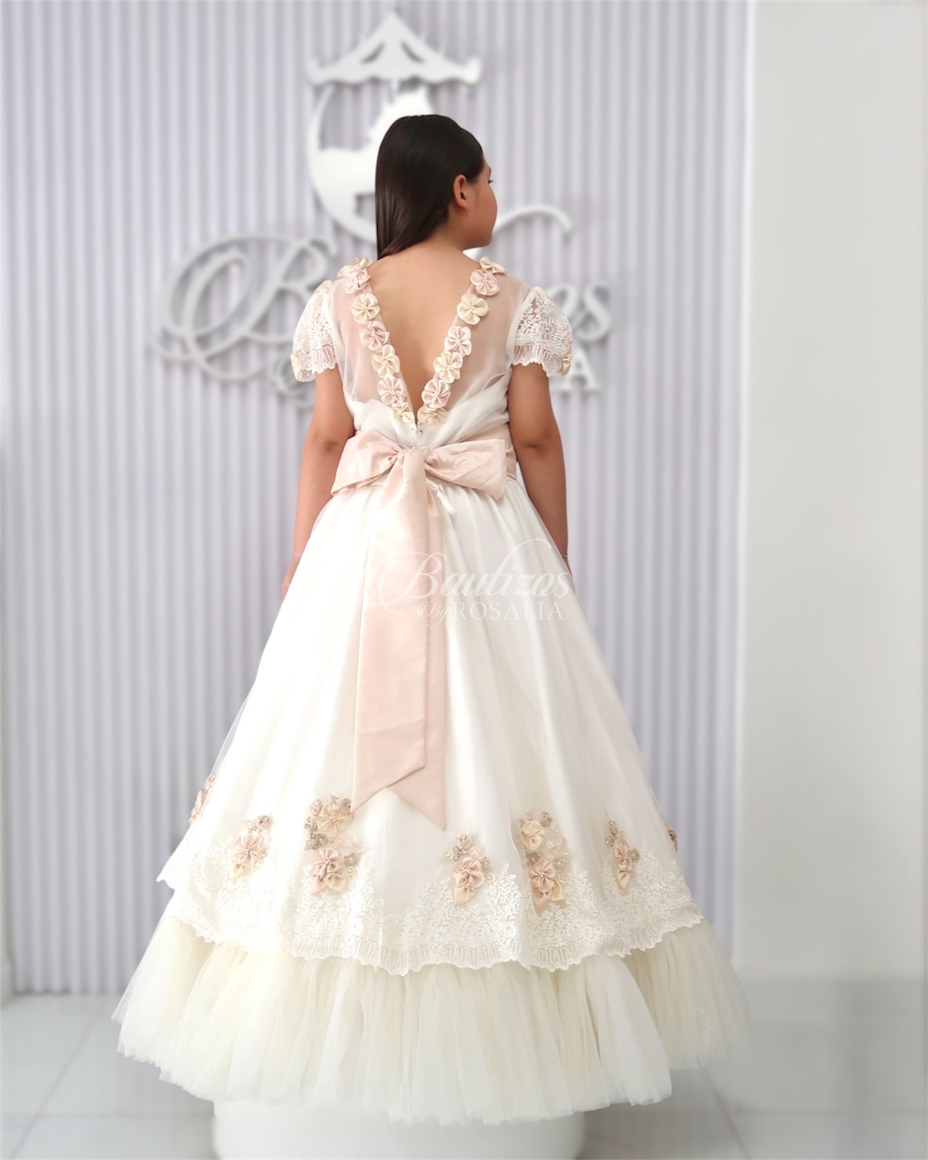 Vestido Comunión Artesanal 485