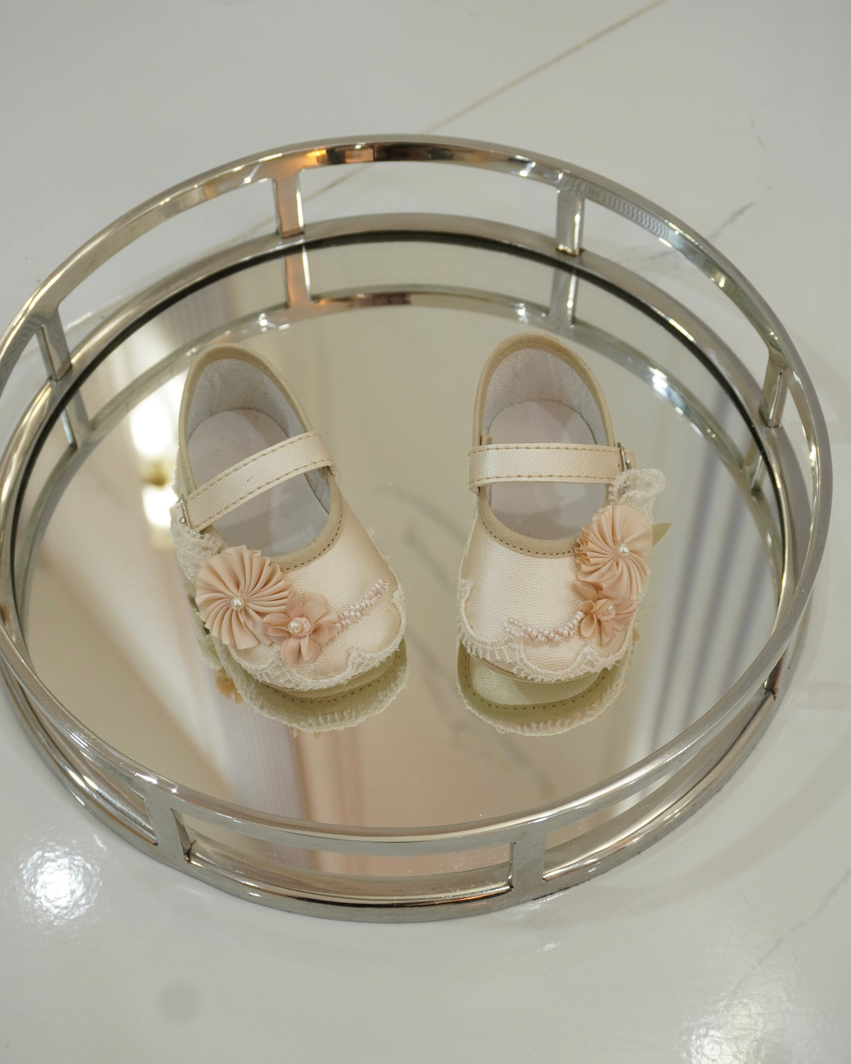 Zapato niña tela