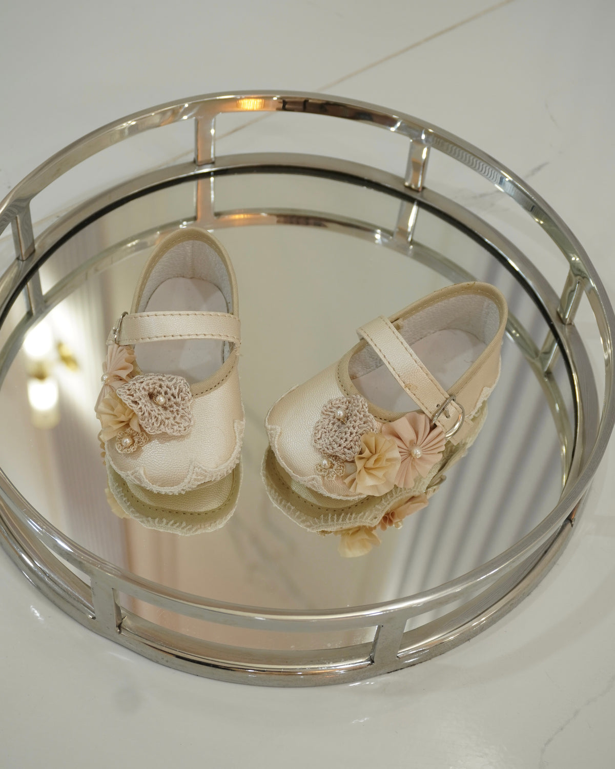 Zapato niña tela