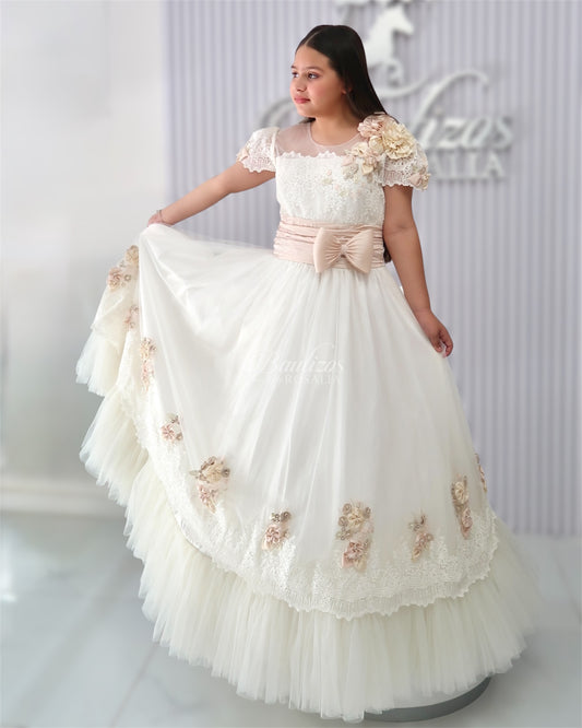 Vestido Comunión Artesanal 485